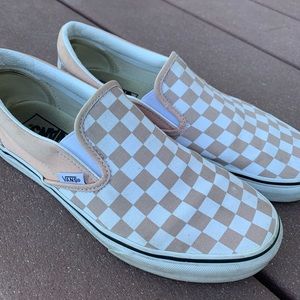 Pink Checkered Vans